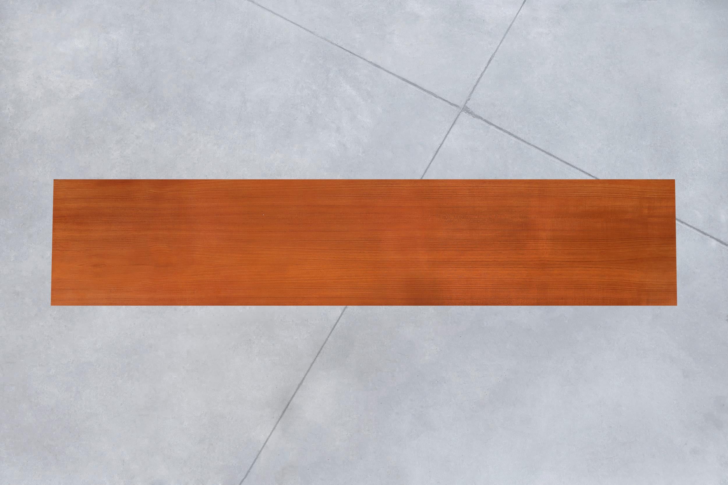 Credenza monumentale con ante a tamburo in teak di H. H. A. Klein per Bramin in vendita 5