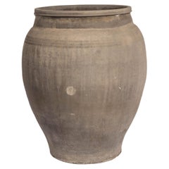 Vintage Monumental Terra Cotta Storage Jar 'Medium'
