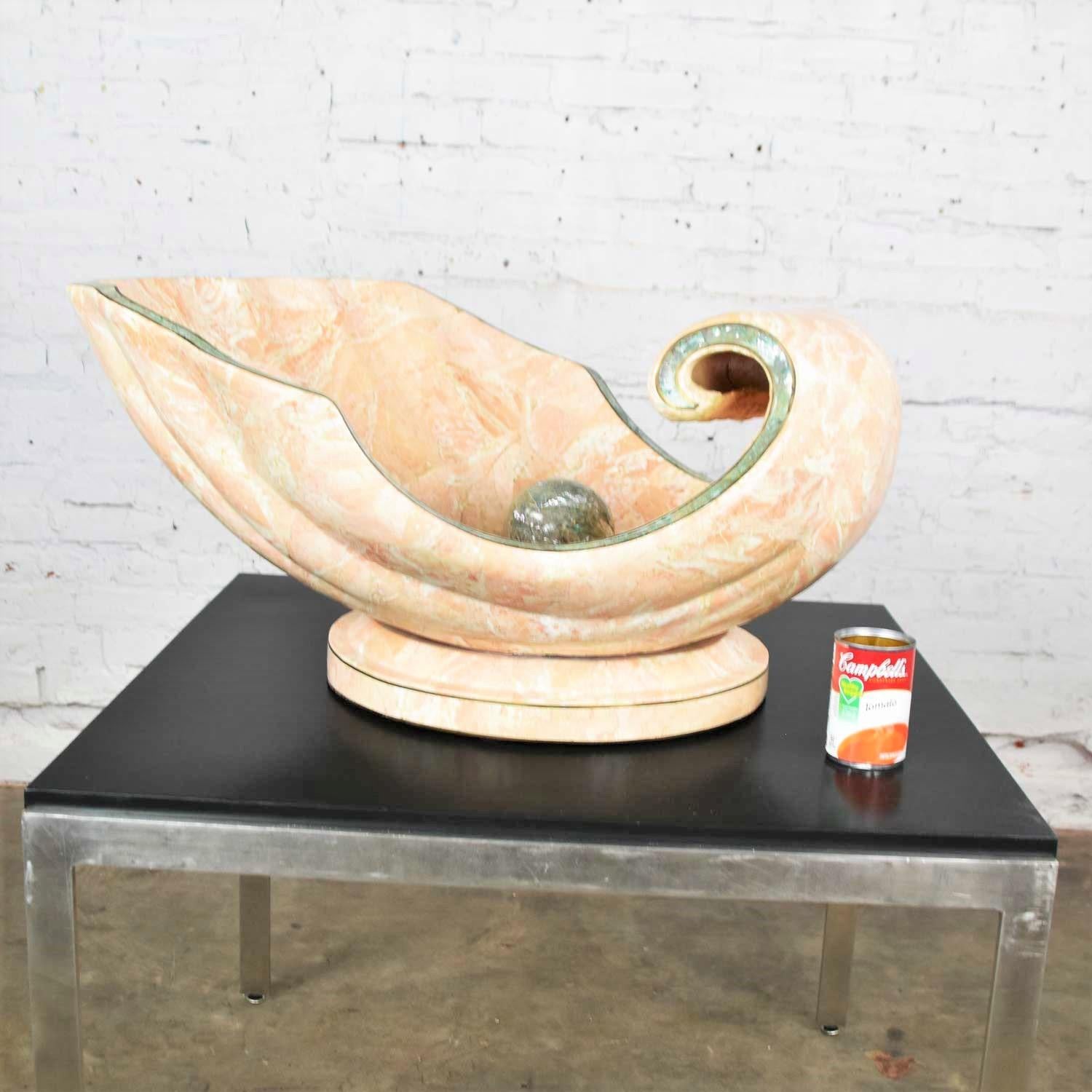 clam shell coffee table