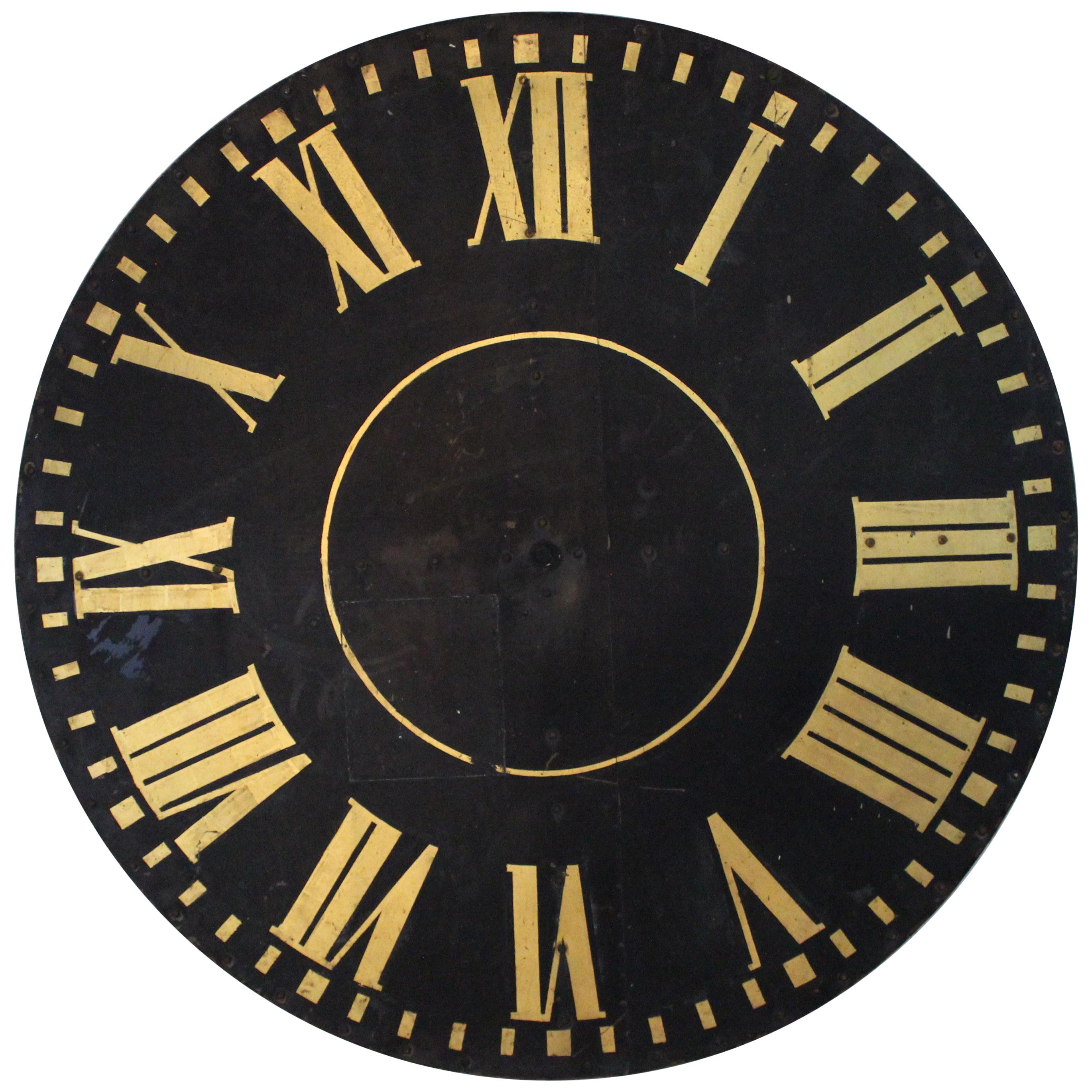 Monumental Tower Clock Face