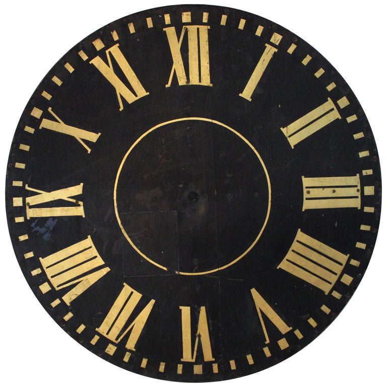 Monumental Tower Clock Face For Sale at 1stDibs