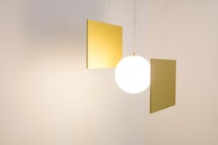 Monumentaler Triptychon-Spiegel mit Beleuchtung von Jesse Visser