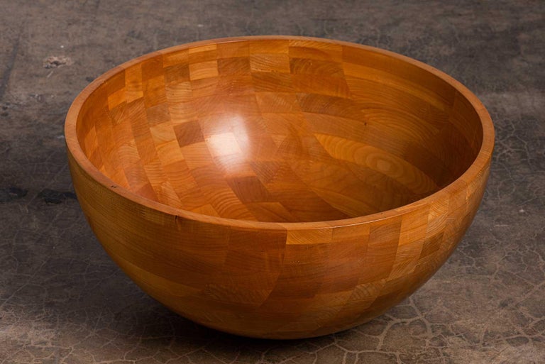 Monumental Turned Wood Bowl For Sale at 1stDibs