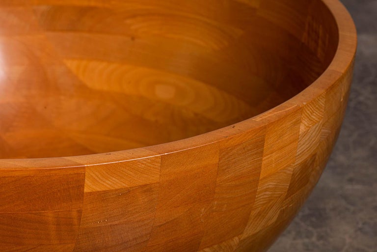 Monumental Turned Wood Bowl For Sale 1