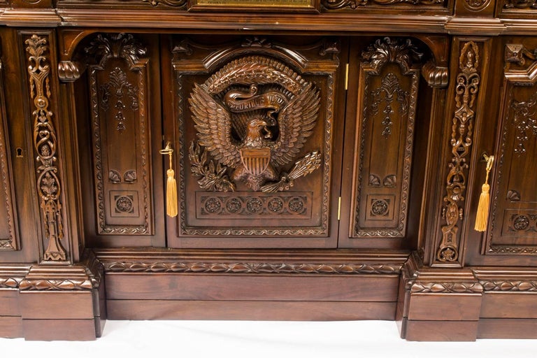 Monumental US Presidents Resolute Partners Desk, 20th Century at
