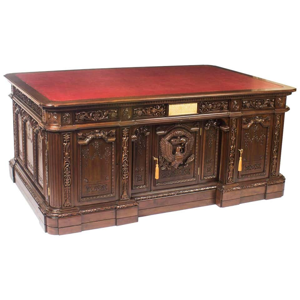 Monumental US Presidents Resolute Partners Desk, 20th Century at ...