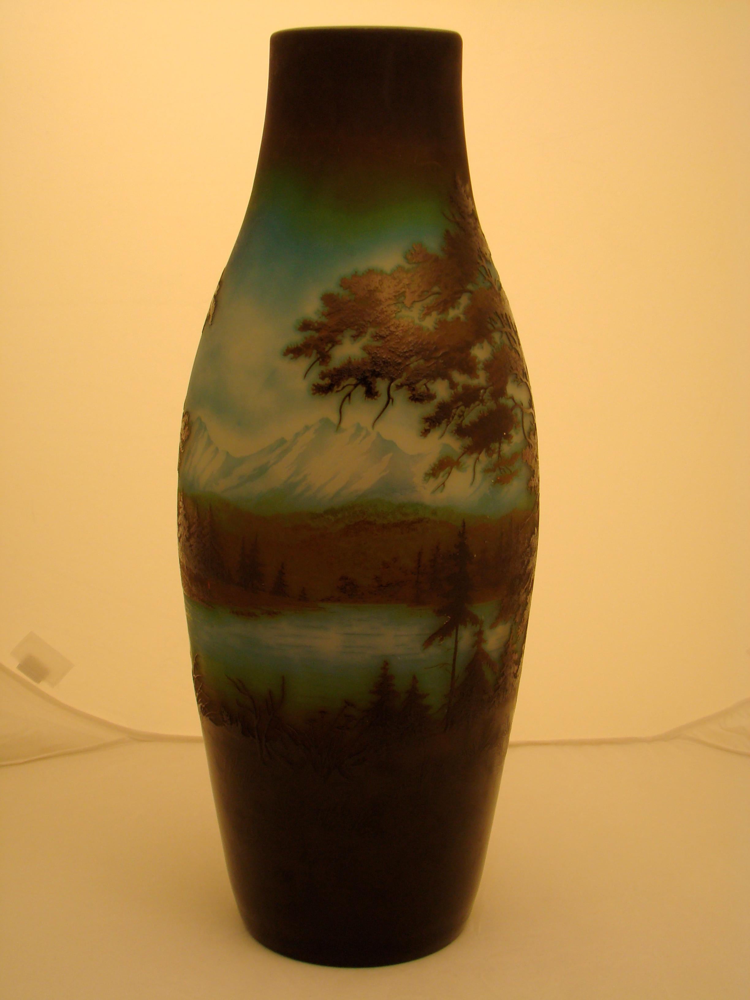 Monumental, Vase D´ argental (French), Style: Jugendstil, Art Nouveau, Liberty For Sale 13