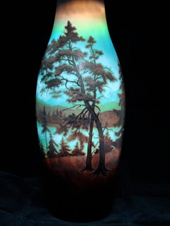 Monumental, Jarrón D' argental (francés), Estilo: Jugendstil, Art Nouveau, Liberty