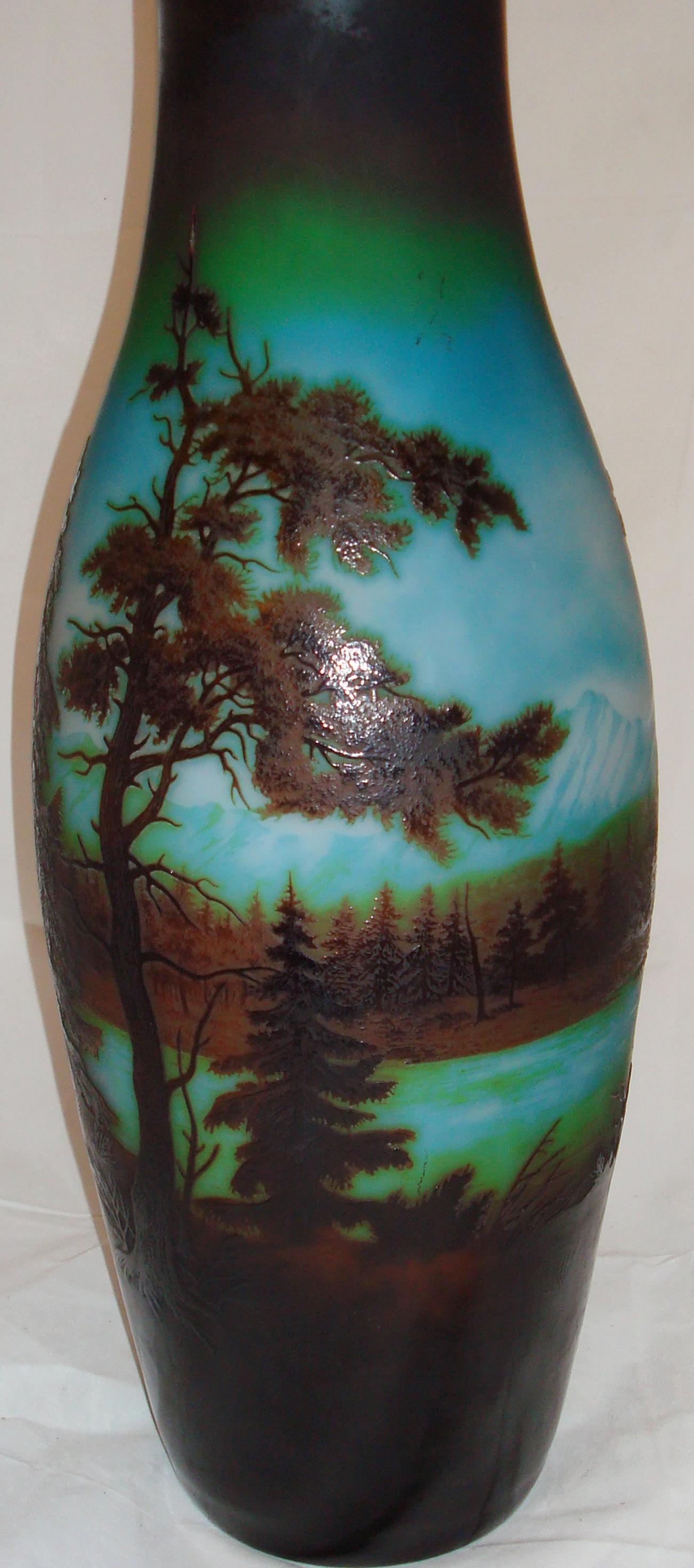 Monumental, Vase D´ argental (French), Style: Jugendstil, Art Nouveau, Liberty For Sale 4