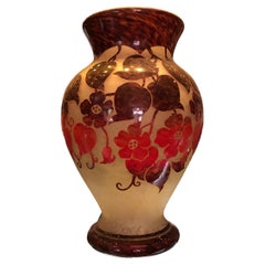 Antique Monumental Vase Sign: Degué