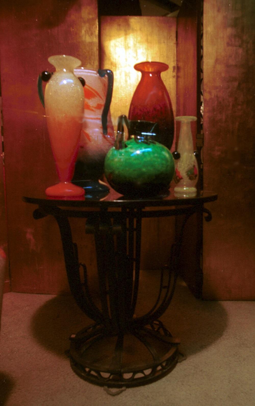 Vaso monumentale firmato Schneider ( Decoración Jade ) con applicazioni, 1924 in vendita 10