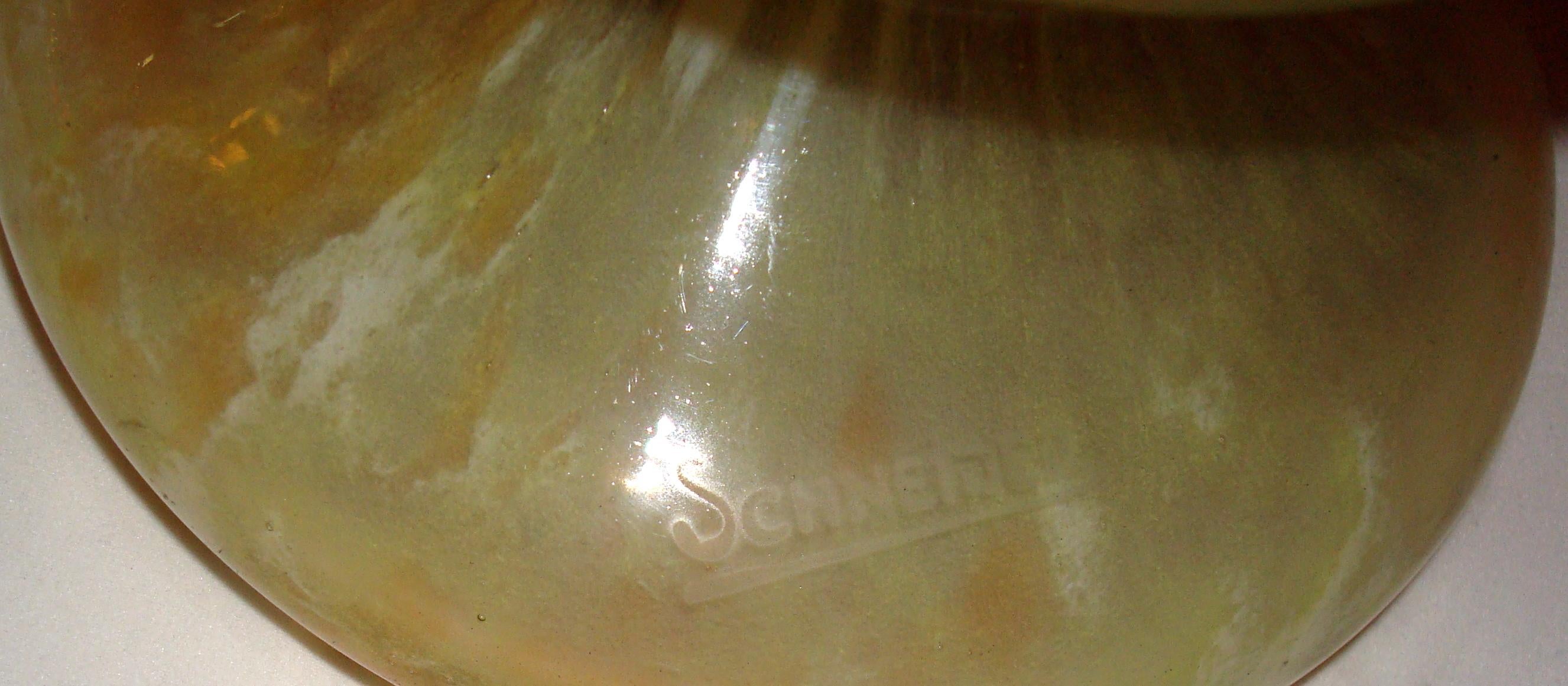 Early 20th Century Monumental Vase Sign: Schneider ( Marbrines Decoration ), 1922, Style: Art Deco For Sale