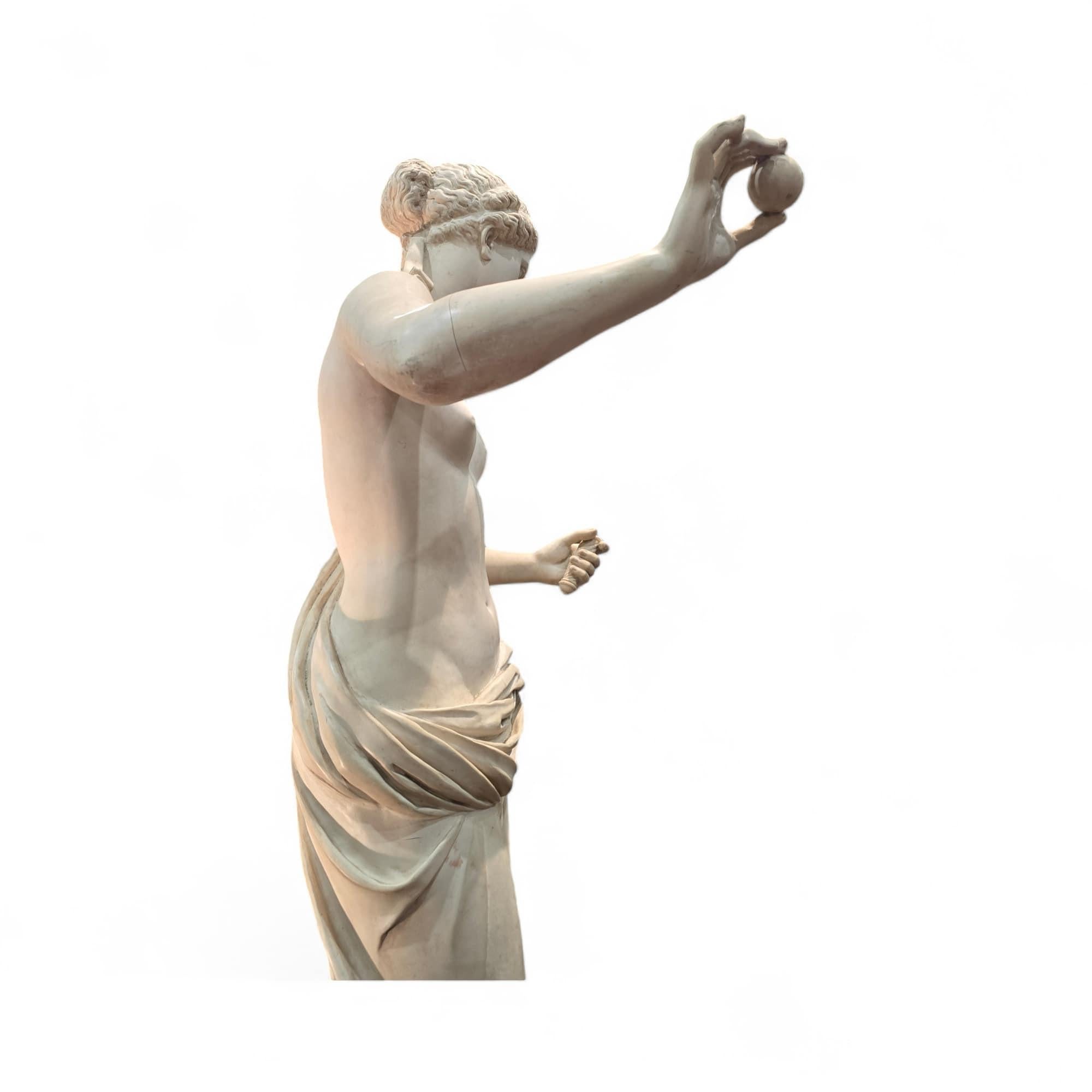 MONUMENTAL VENUS OF ARLES SCULPTURE - 225 cm, MUSEE DU LOUVRE For Sale 6