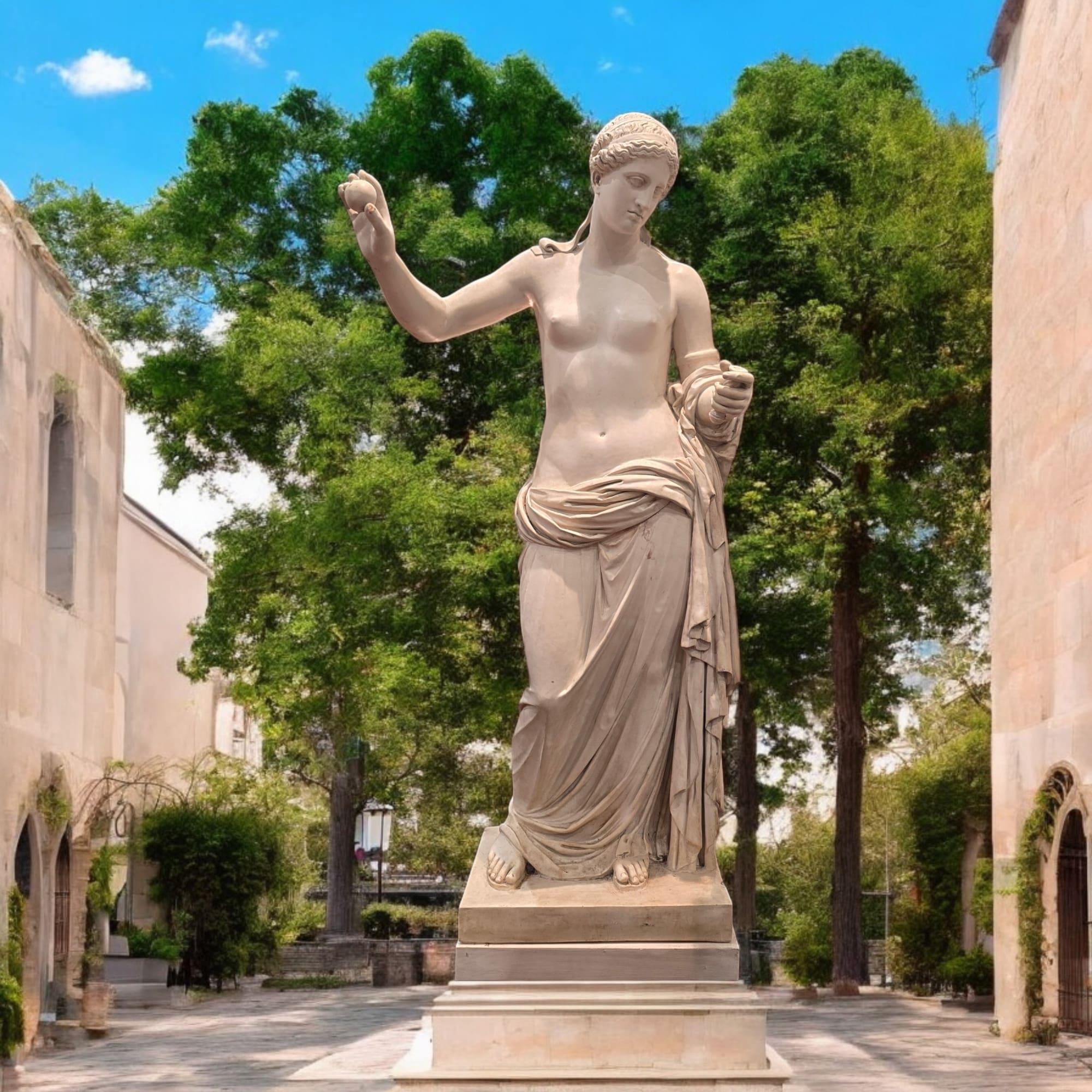 20th Century MONUMENTAL VENUS OF ARLES SCULPTURE - 225 cm, MUSEE DU LOUVRE For Sale