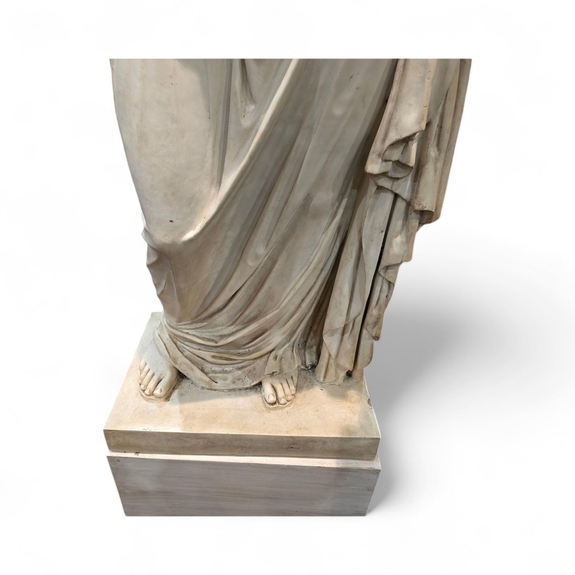 MONUMENTAL VENUS OF ARLES SCULPTURE - 225 cm, MUSEE DU LOUVRE For Sale 1