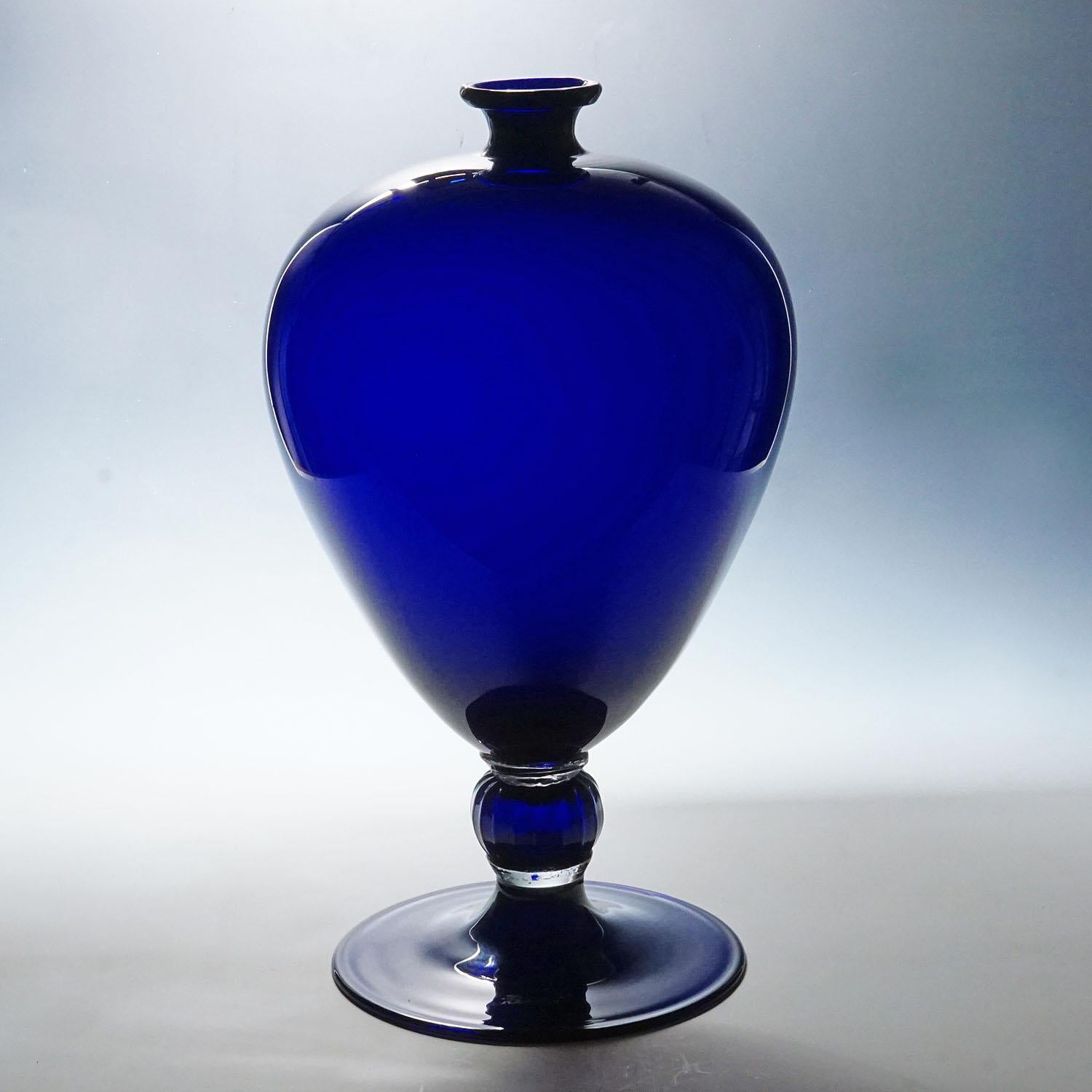 Mid-Century moderno Vaso monumentale veronese di Vittorio Zecchin per Venini, Murano in vendita