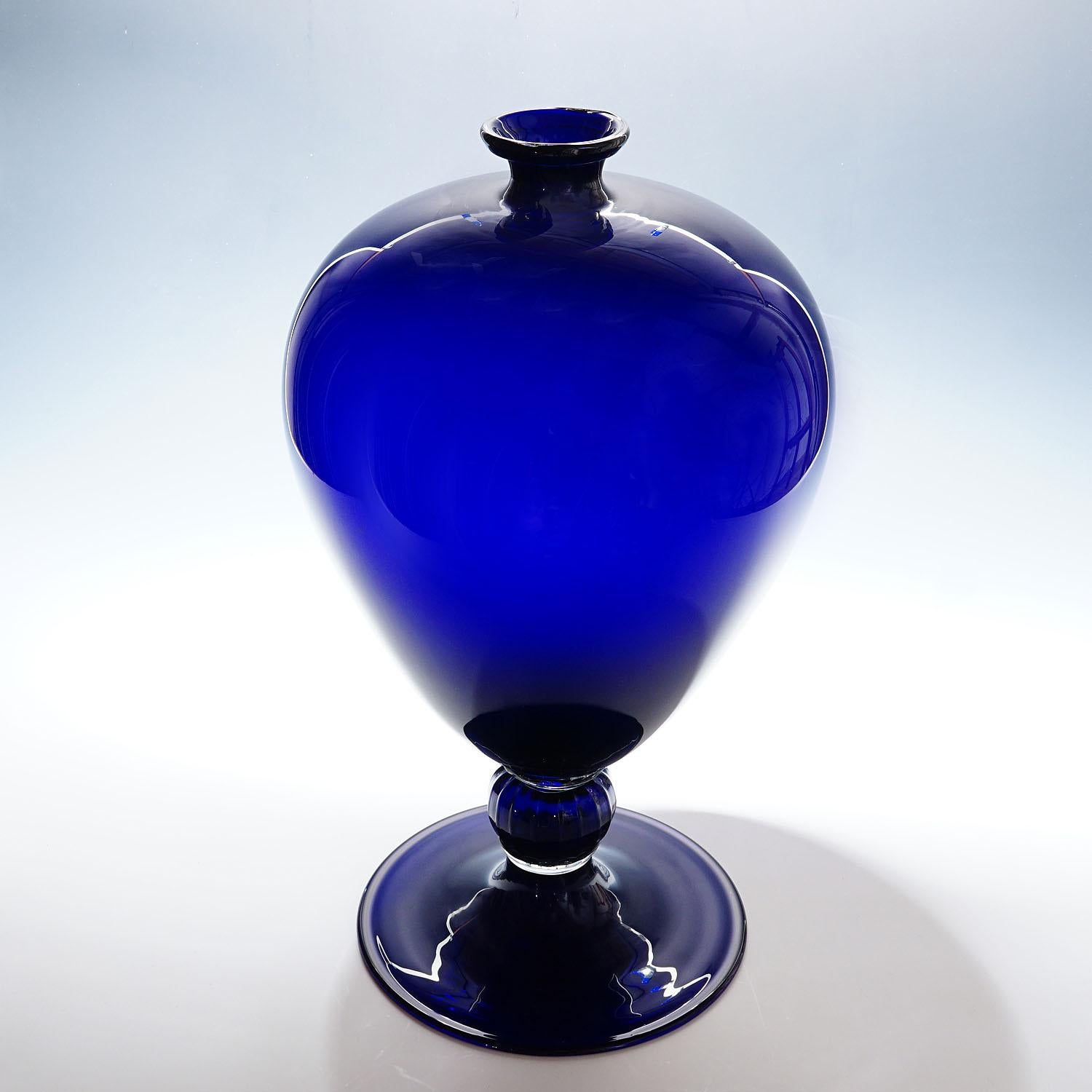 Italiano Vaso monumentale veronese di Vittorio Zecchin per Venini, Murano in vendita