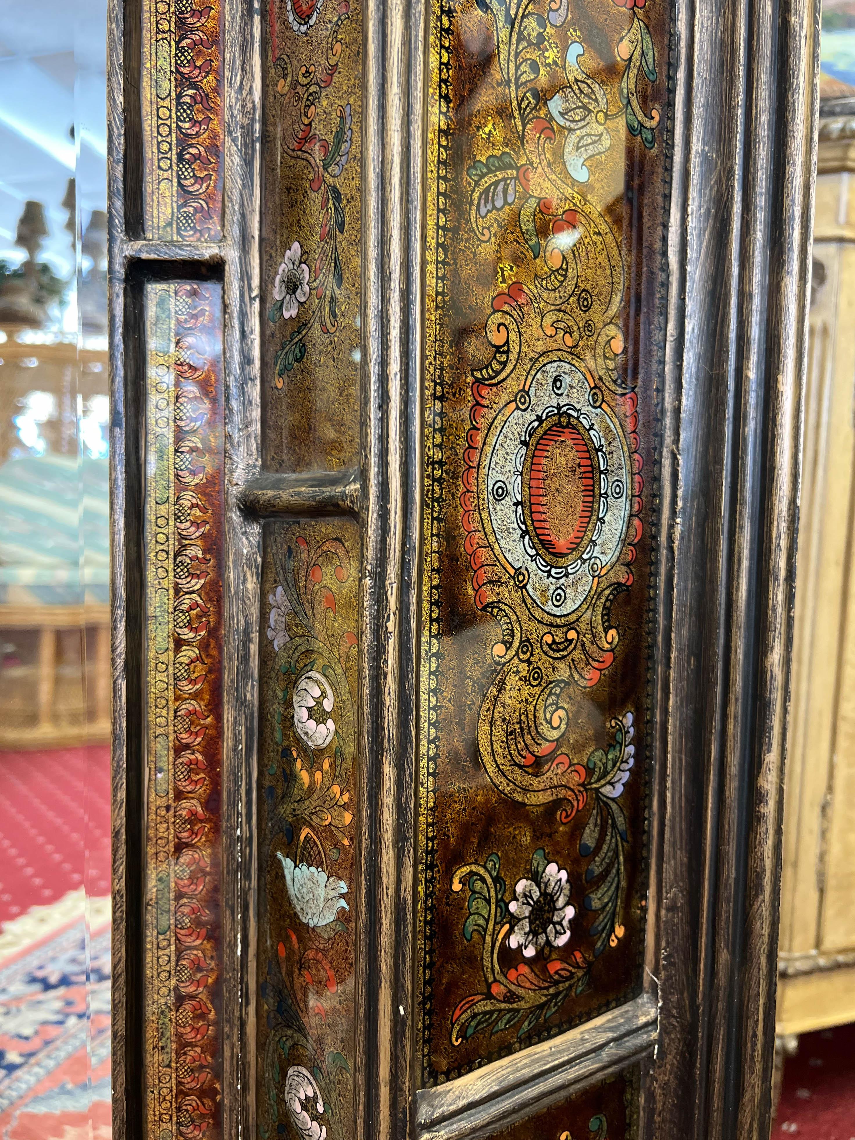 Late 20th Century Monumental Verre Églomisé Rectangular Mirror