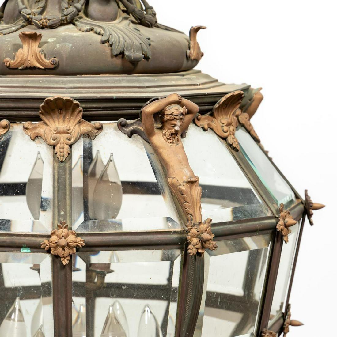 Monumental Versailles Style Lantern Chandelier For Sale 7