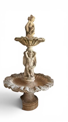 Monumental Vicenza Stone Garden Fountain, Early 20th Century