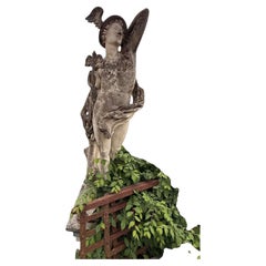 Monumental Vicenza Stone Sculpture of Mercury, Italy, 1970s