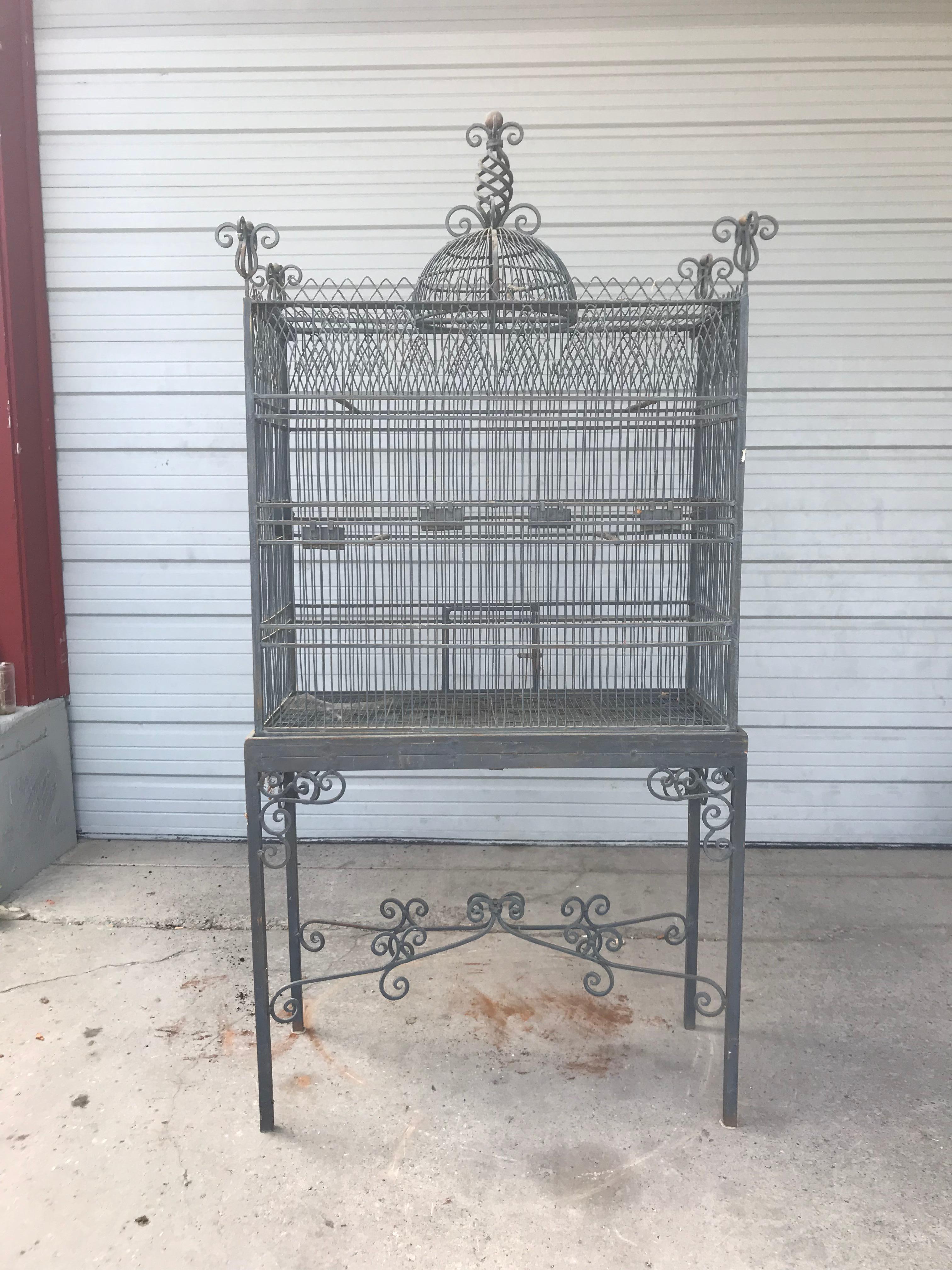 vintage style bird cage