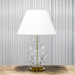Monumental Vintage Lab Glass Table Lamp