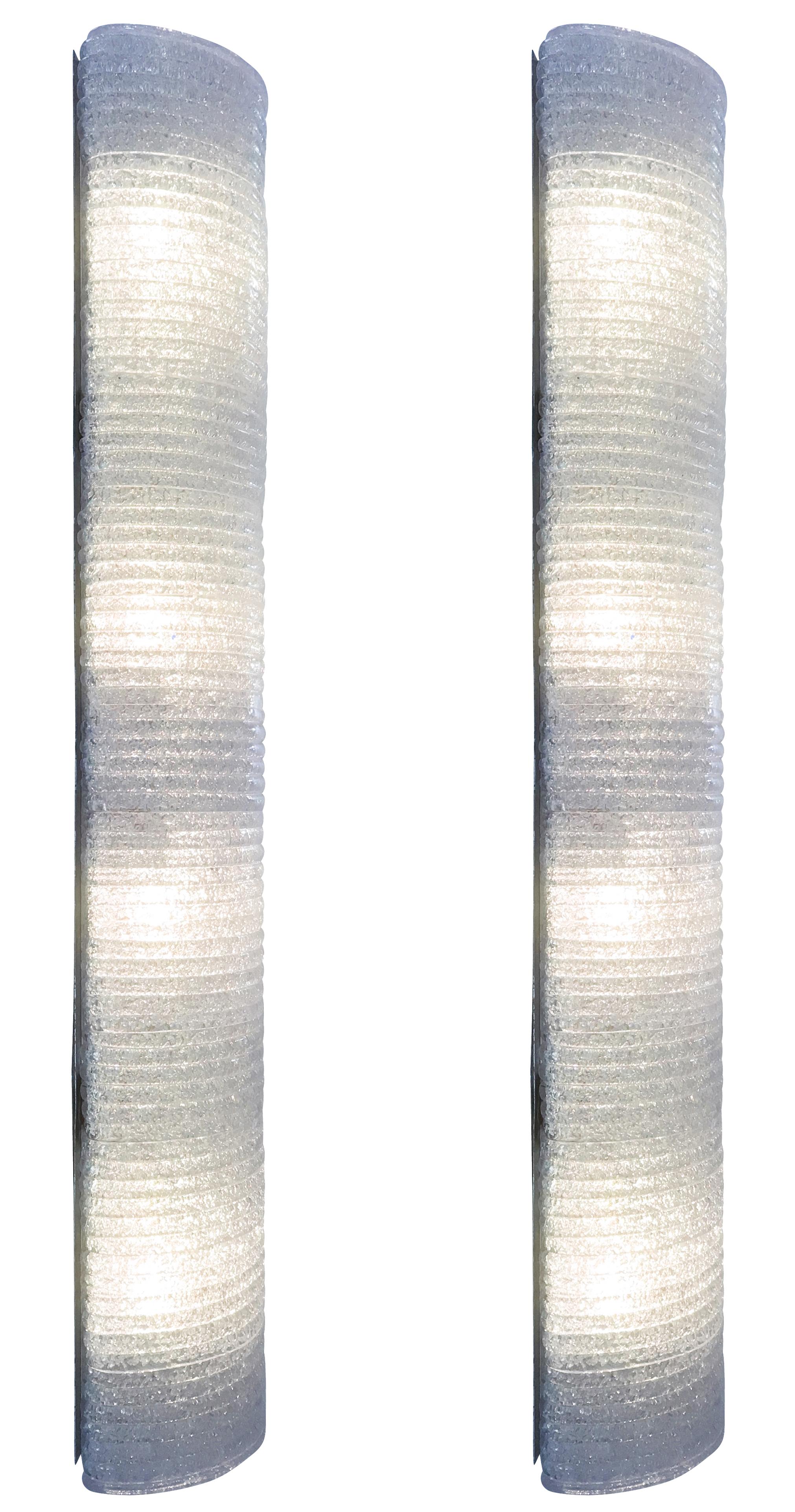 Mid-Century Modern Monumental Wall Lights in the Style of Barovier and Toso