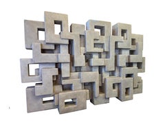 Monumentale Wandskulptur von Daniel Schneiger.