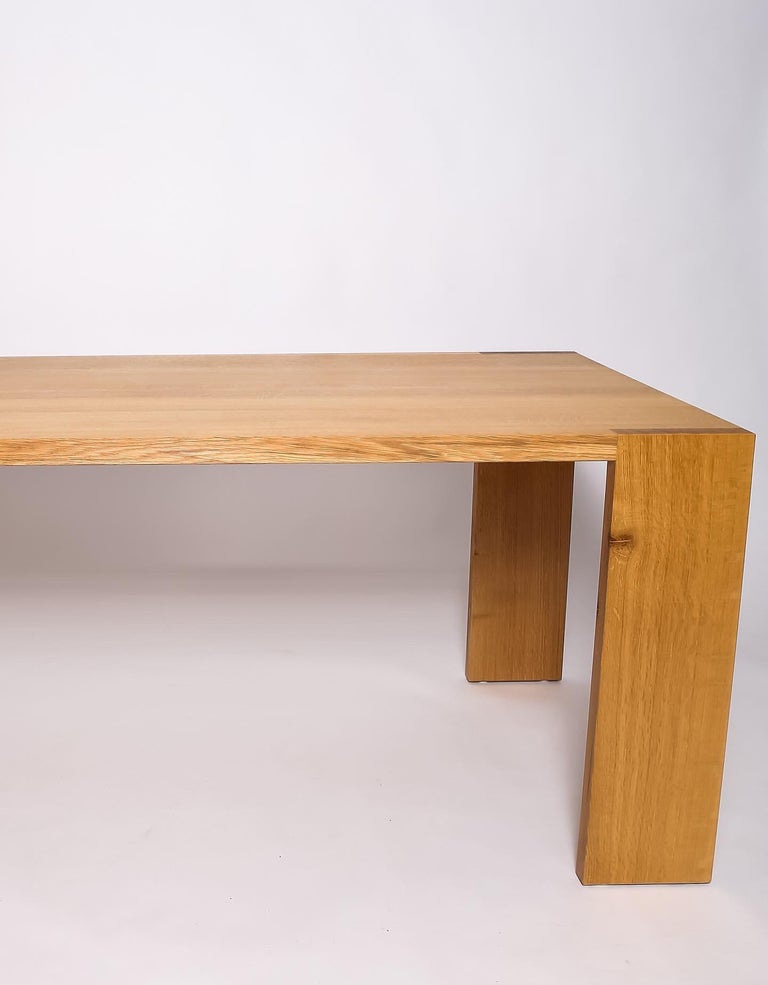 Monumental White Oak Table at 1stDibs