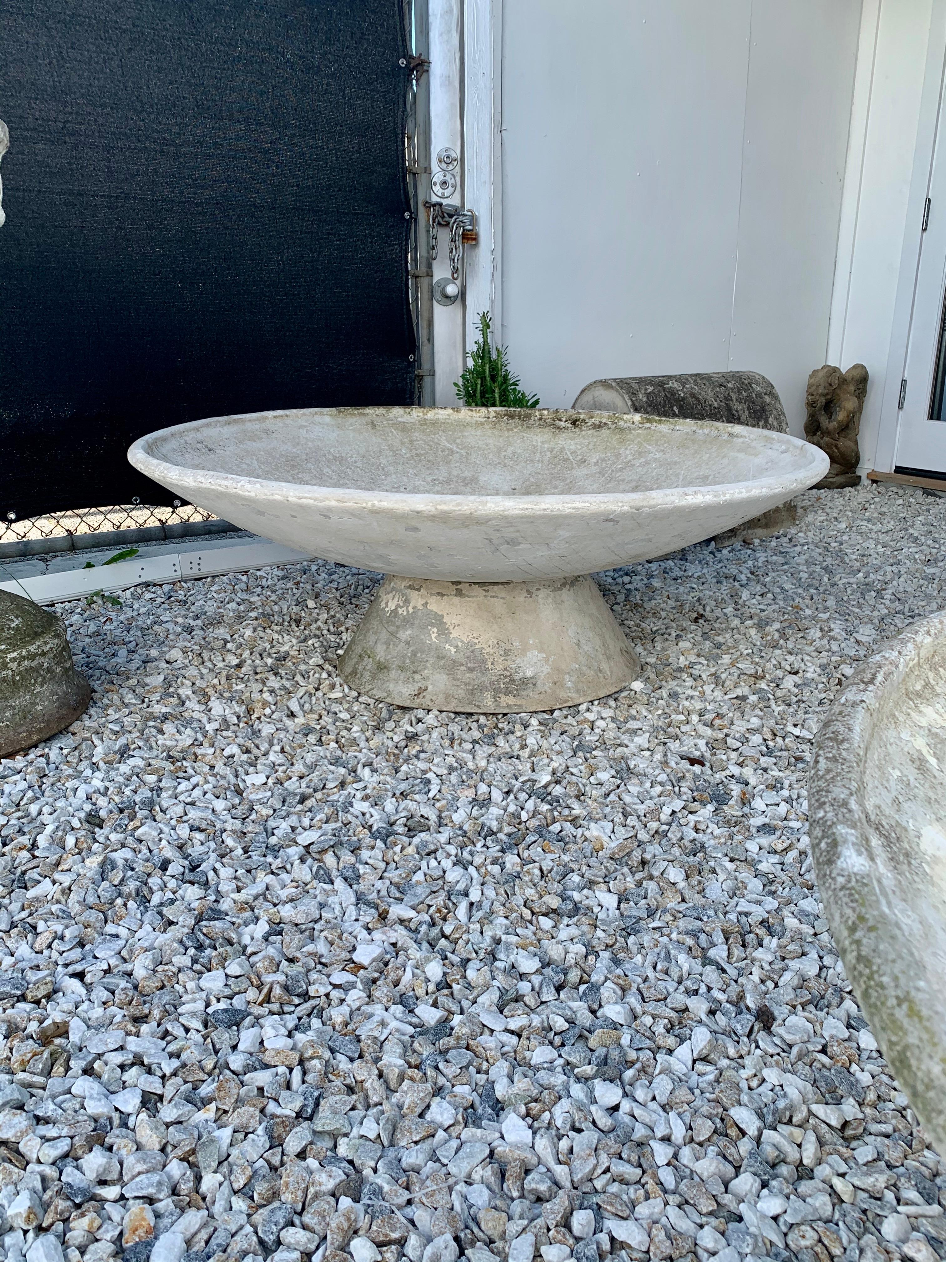 concrete planter bowl