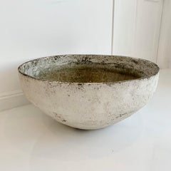 Monumental Willy Guhl Concrete Bowl Planter