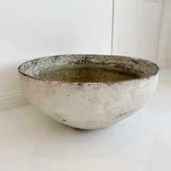 Monumental Willy Guhl Concrete Bowl Planter