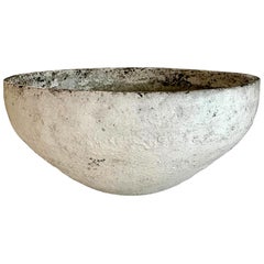 Monumental Willy Guhl Concrete Bowl Planter