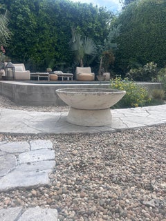 Monumental Willy Guhl Eternit Pedestal Bowl Planter