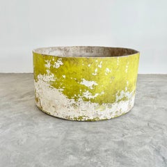 Monumental Willy Guhl Slime Green Bucket Planter, 1960s Switzerland