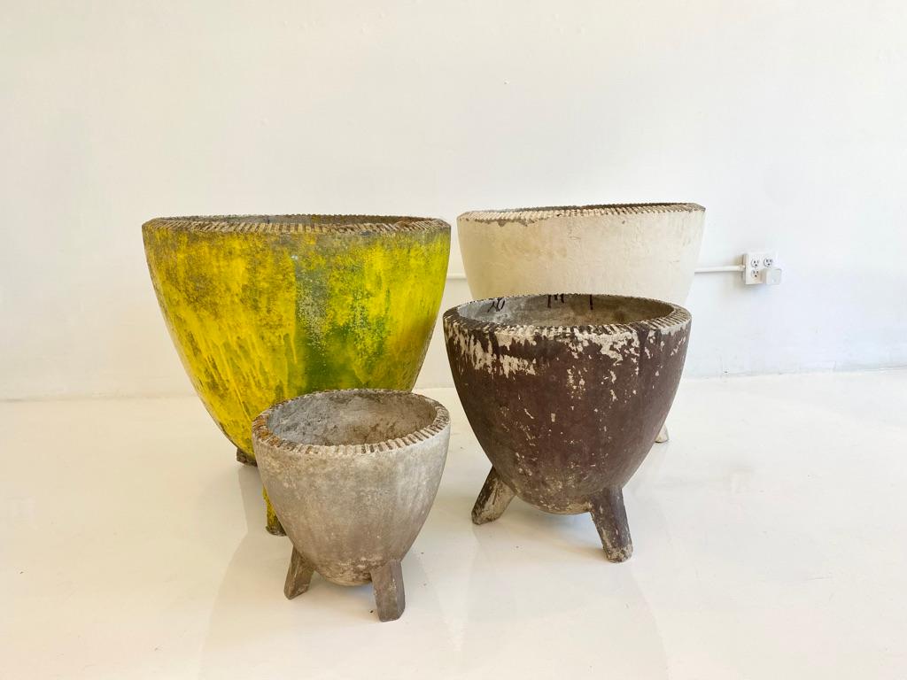 Monumental Willy Guhl Tripod Planters For Sale 2