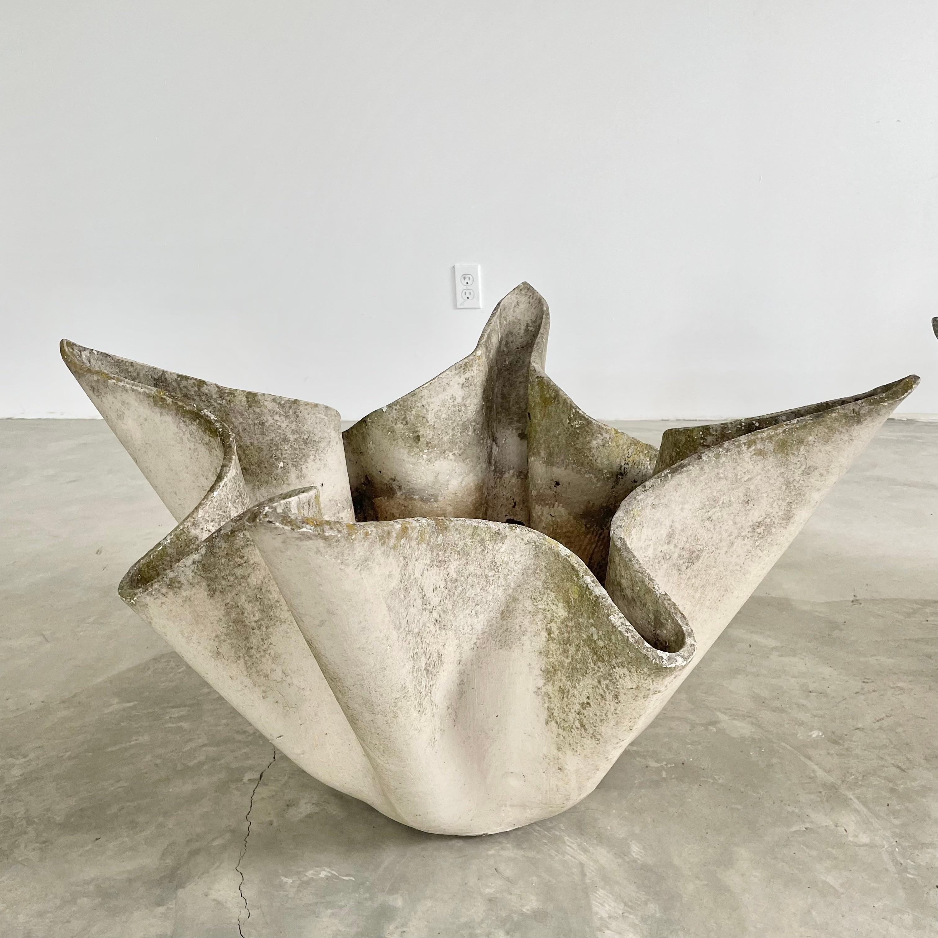 Monumental Willy Guhl Vertical Handkerchief Planter, 1960s Switzerland 3