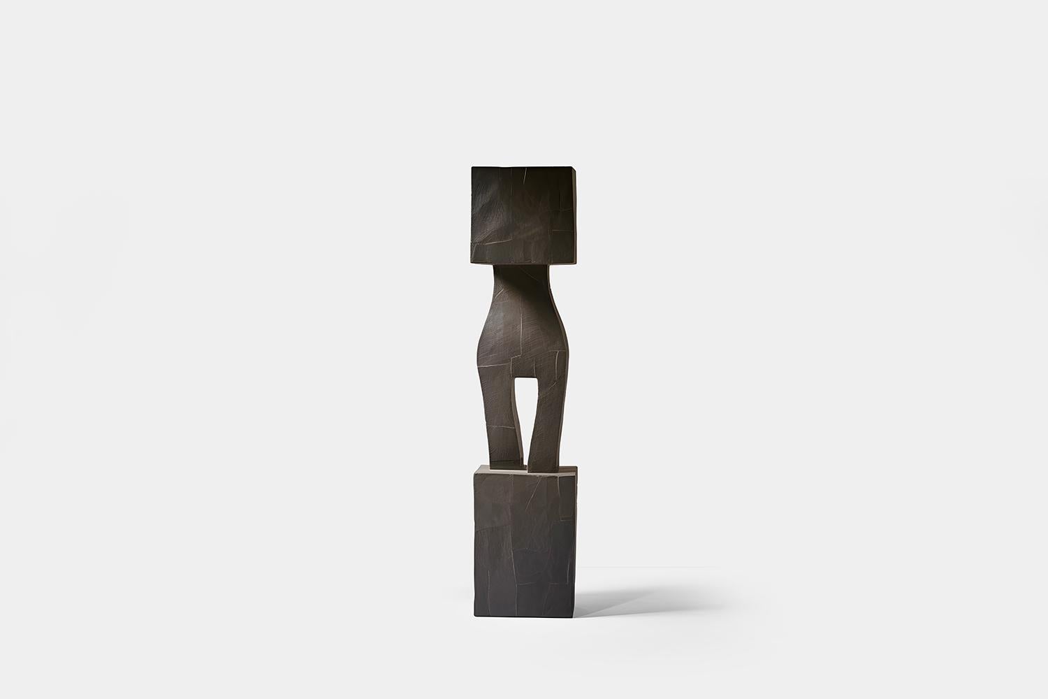 Monumental Wooden Sculpture Inspired in Constantin Brancusi Style, Unseen Force 29 by Joel Escalona

This monolithic sculpture, designed by the talented Artist Joel Escalona, is a towering example of beauty in craftsmanship. Hand and digital machine