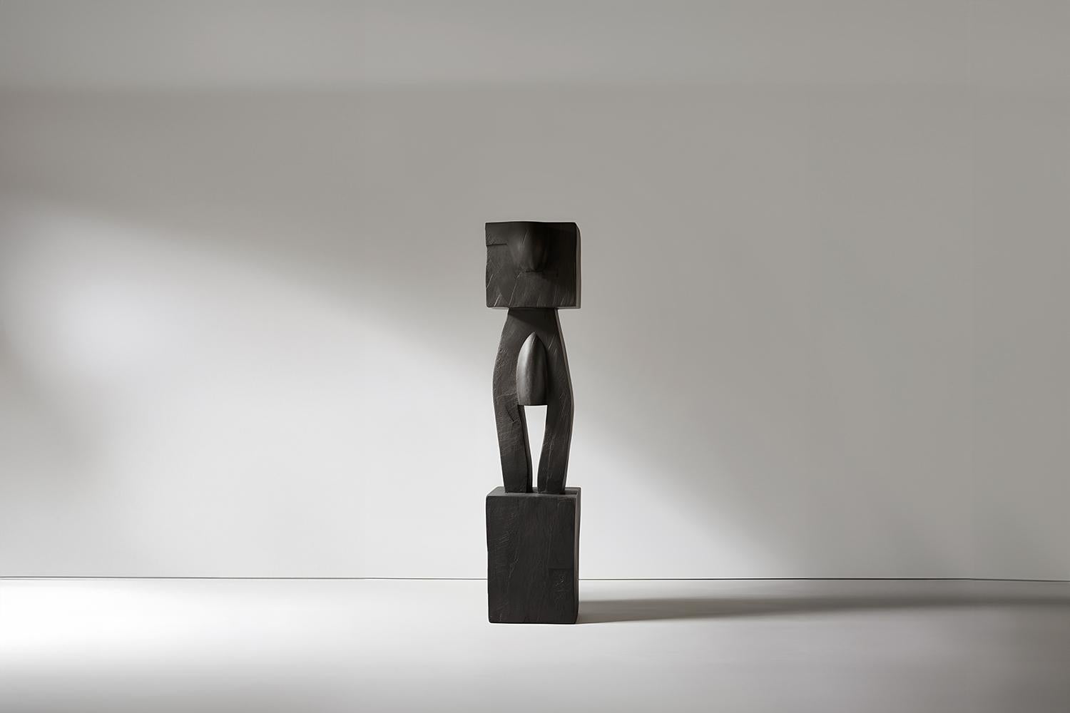 Mexican Monumental Wooden Sculpture Inspired in Constantin Brancusi Style, 29 For Sale