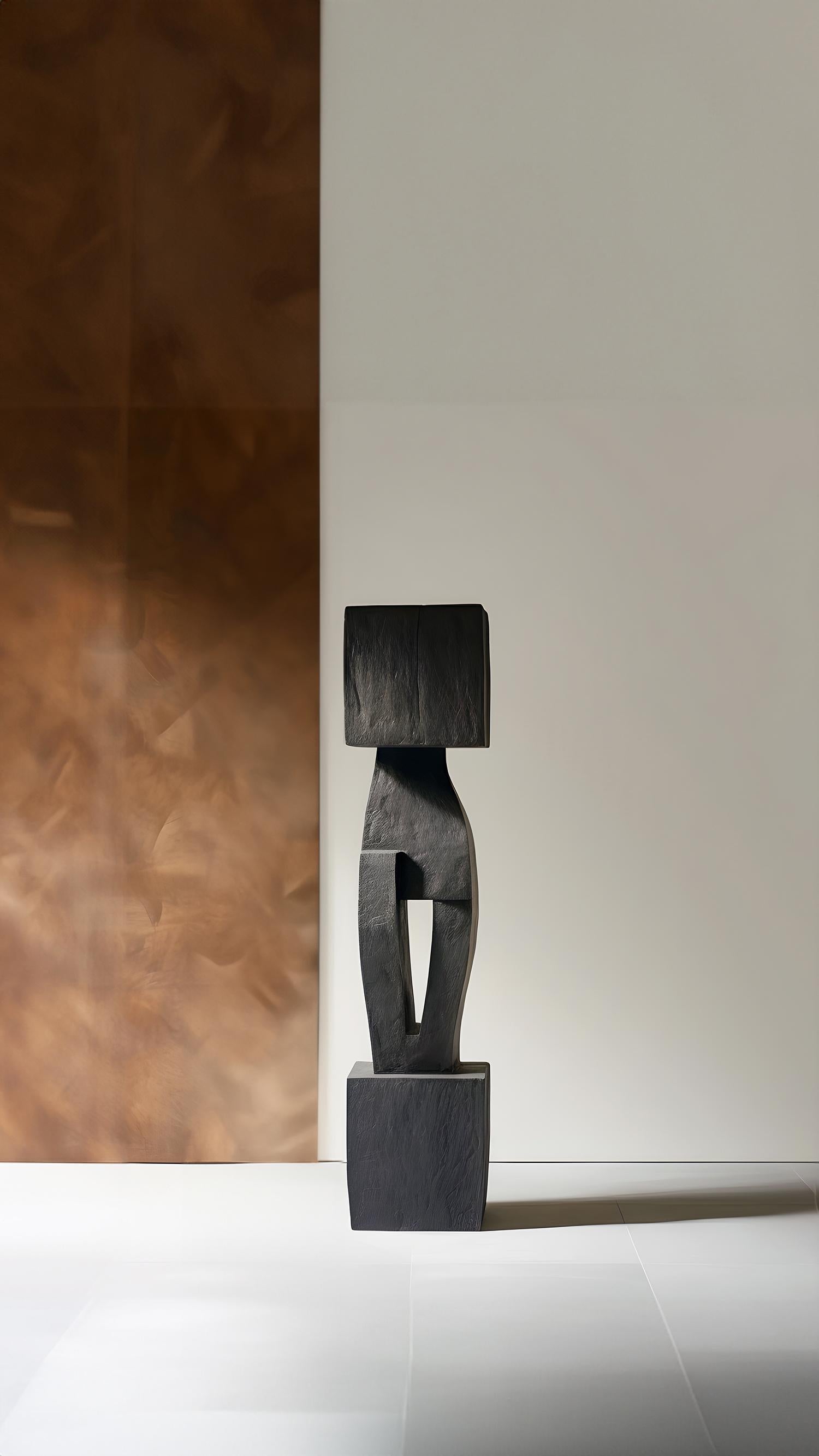 Monumental Wooden Sculpture Inspired in Constantin Brancusi Style, 29 In New Condition For Sale In Estado de Mexico CP, Estado de Mexico