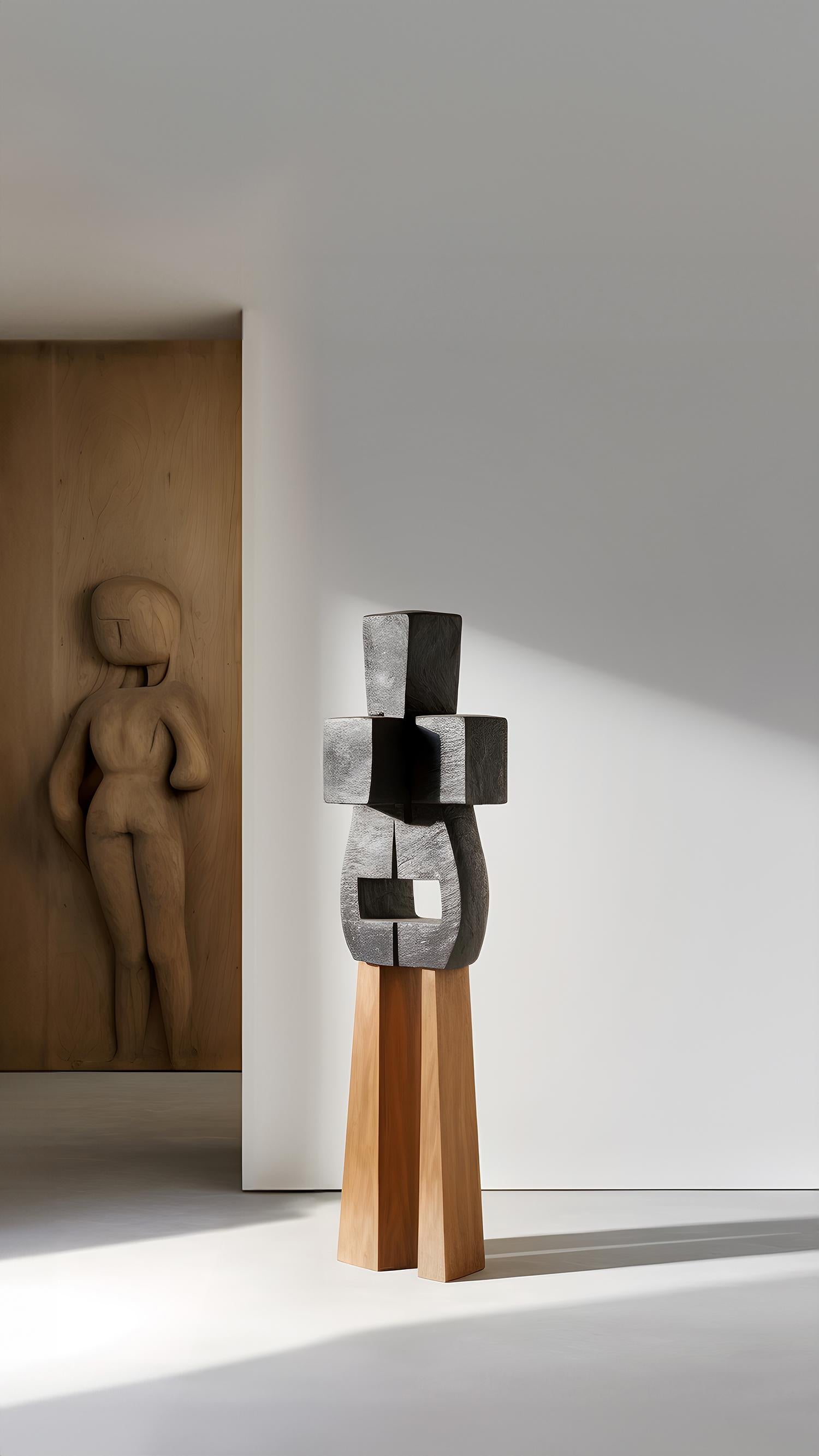 Messicano Scultura monumentale in legno ispirata allo stile di Constantin Brancusi, 30 in vendita