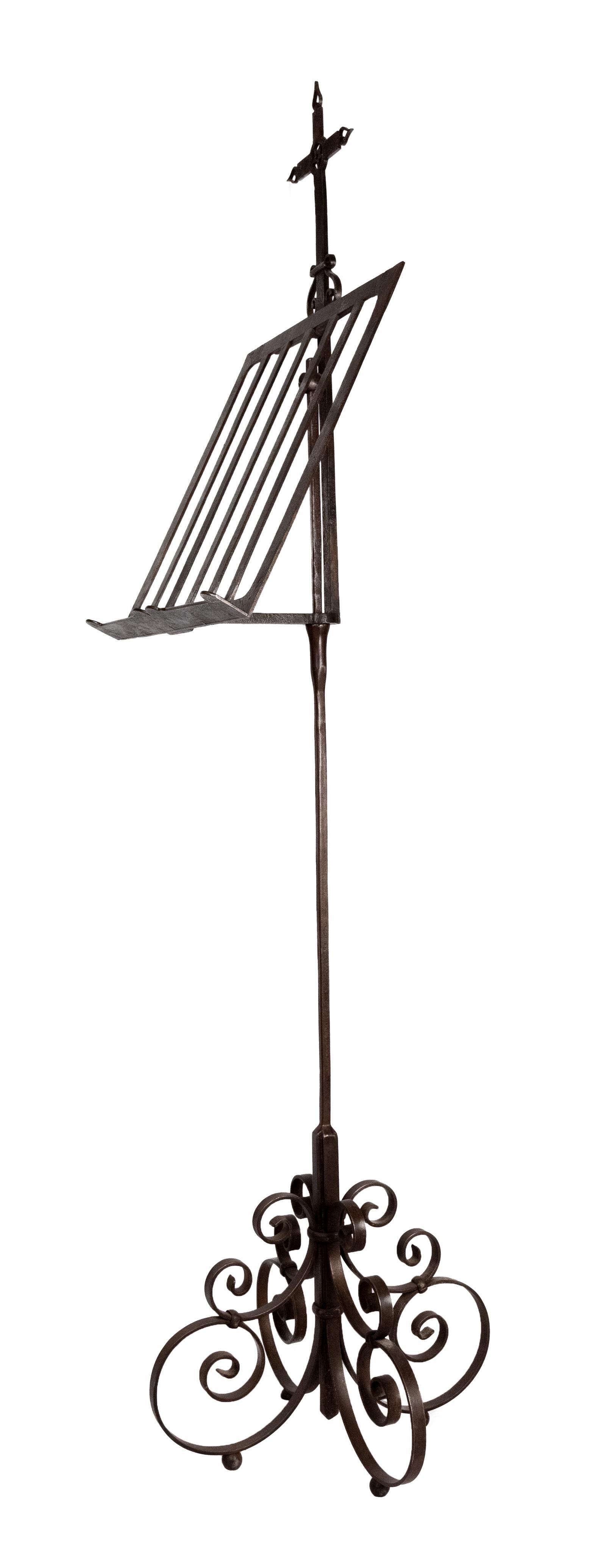 Monumental Wrought Iron Lectern or Bookstand In Good Condition In Salt Lake City, UT