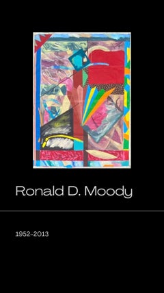 Monumental XL Original Painting by Listed Artist Ronald D. Moody (Ron Moody)