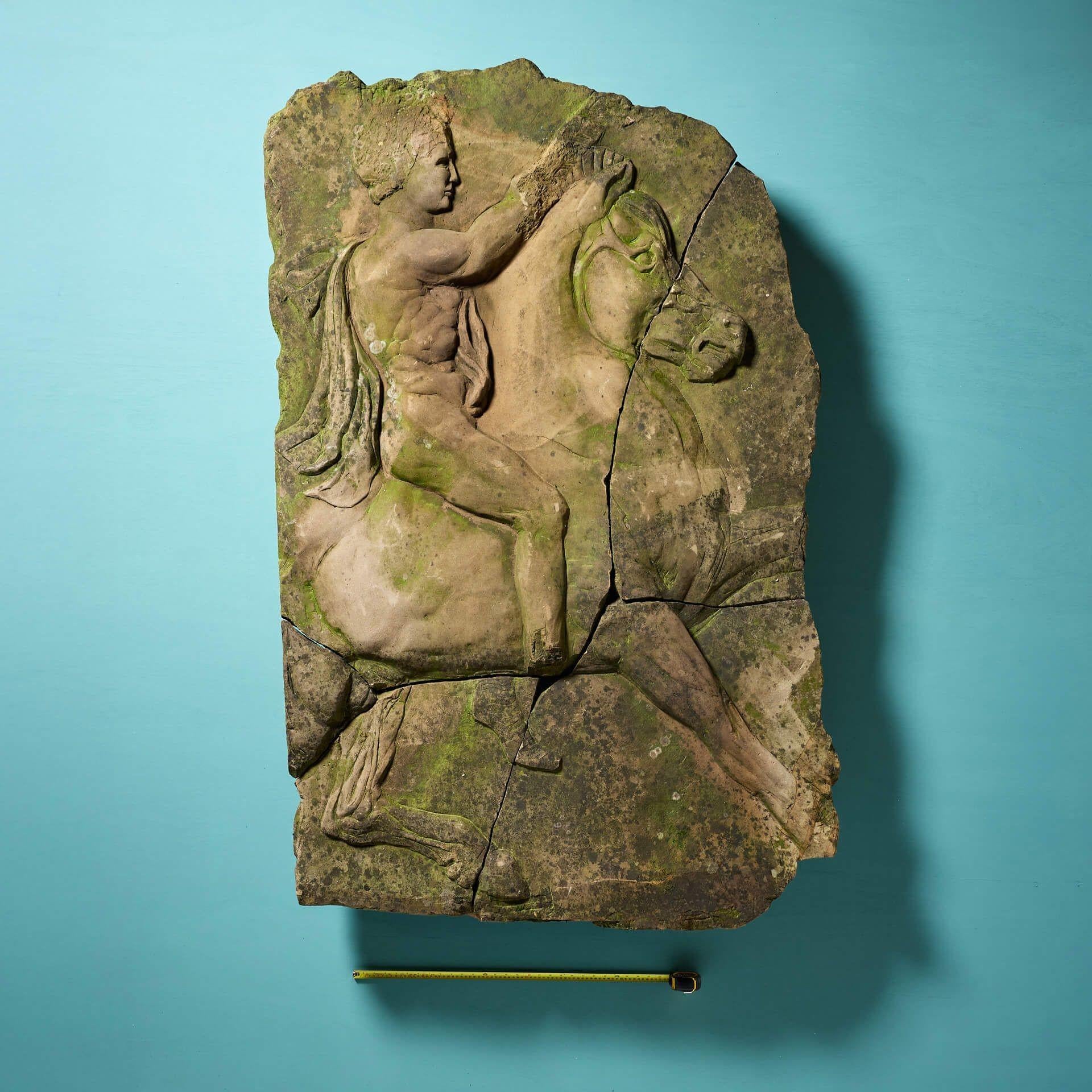 Escultura monumental en piedra de York según el Friso del Partenón Neoclásico en venta