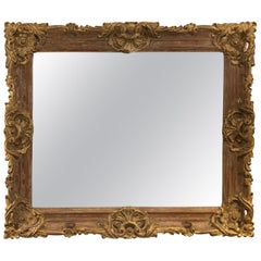 Monumental Extremely Large Impressive Giltwood Mirror