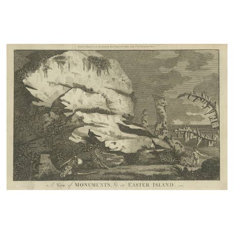 Monuments of Easter Island: An Early European View of the Moai Statues, c.1785