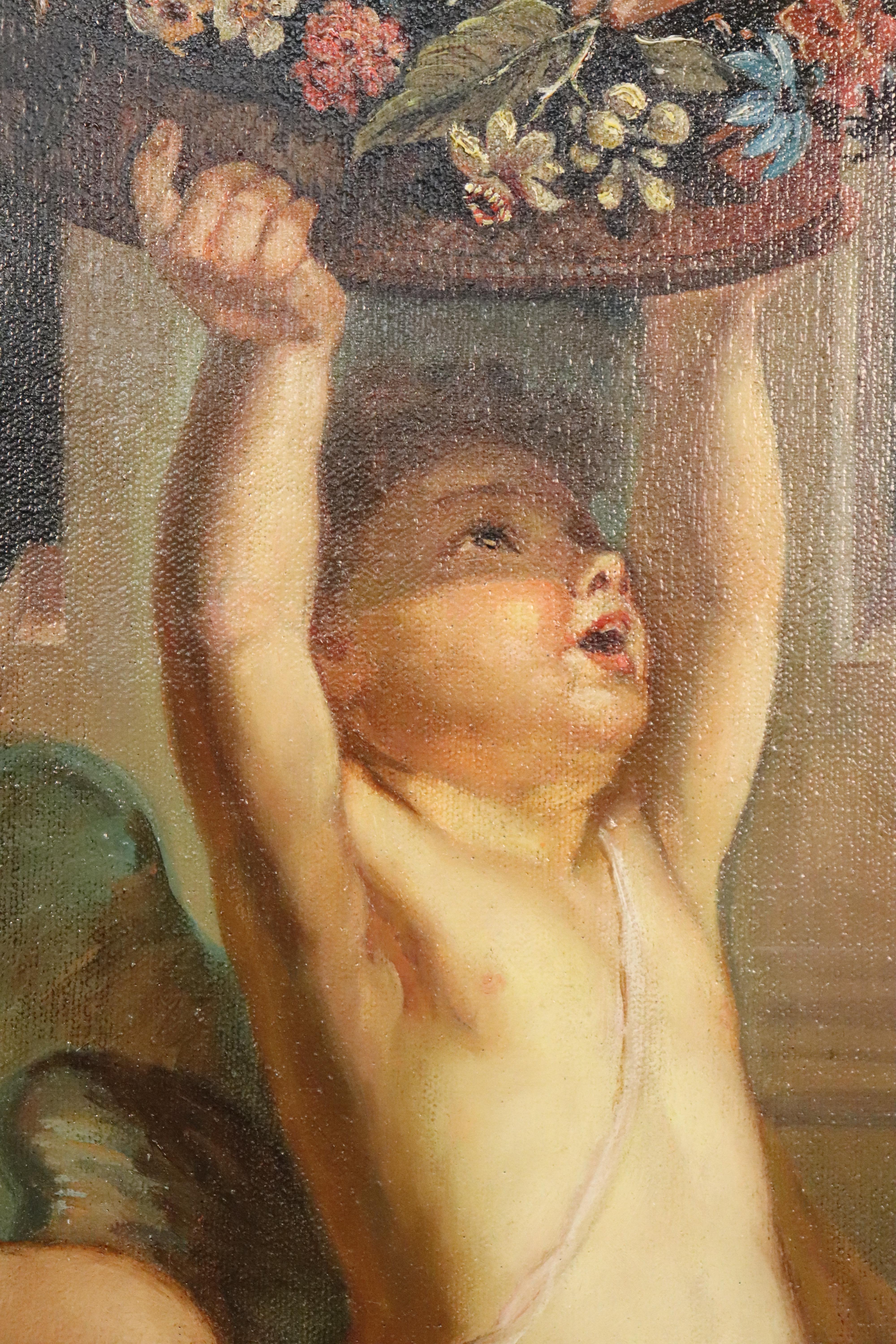 Mid-20th Century Monumental Painting of 