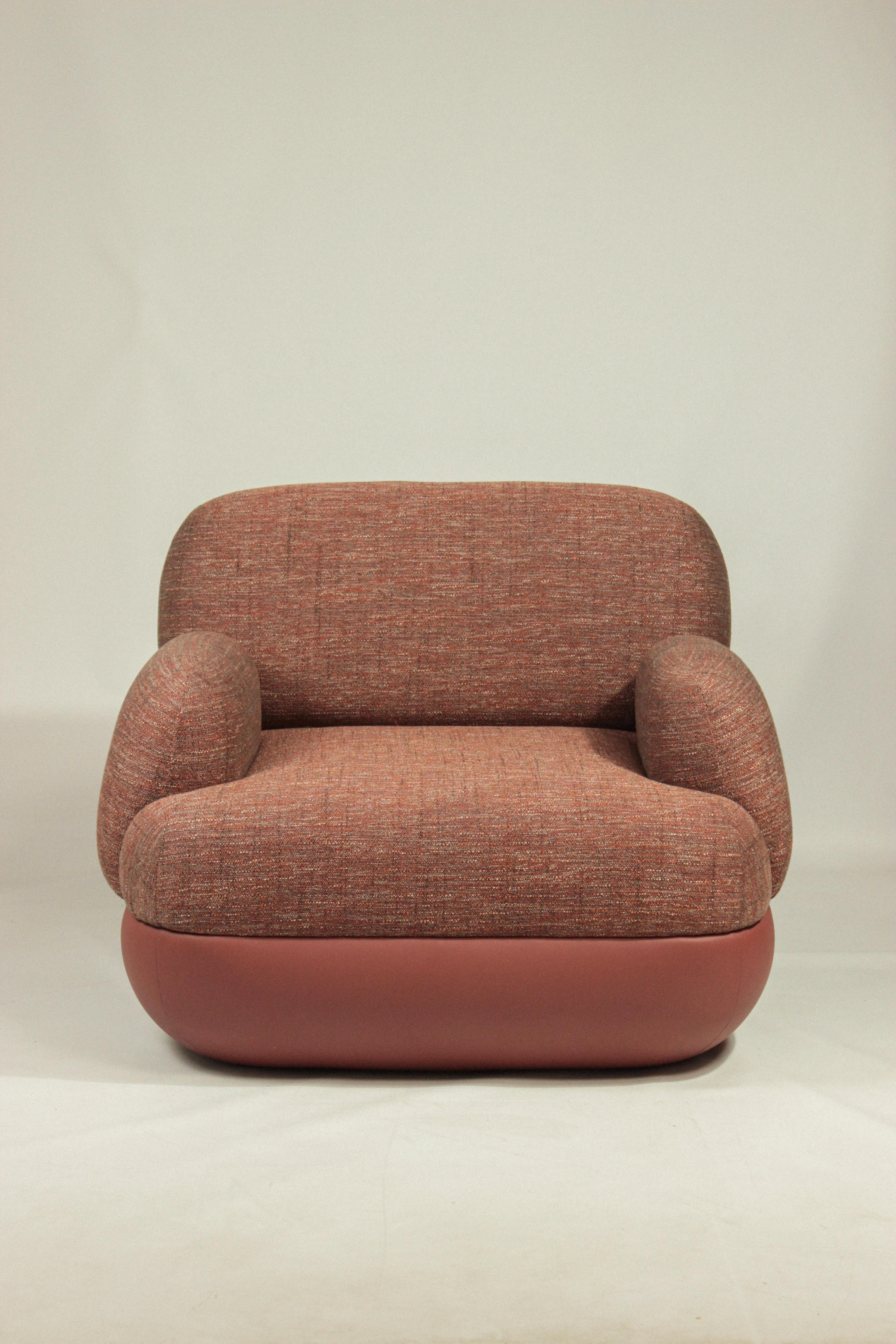 Mood Armchair with arms Laser Eco Base and Vienna Seat by Mambo Unlimited Ideas In New Condition For Sale In Lisbon, PT