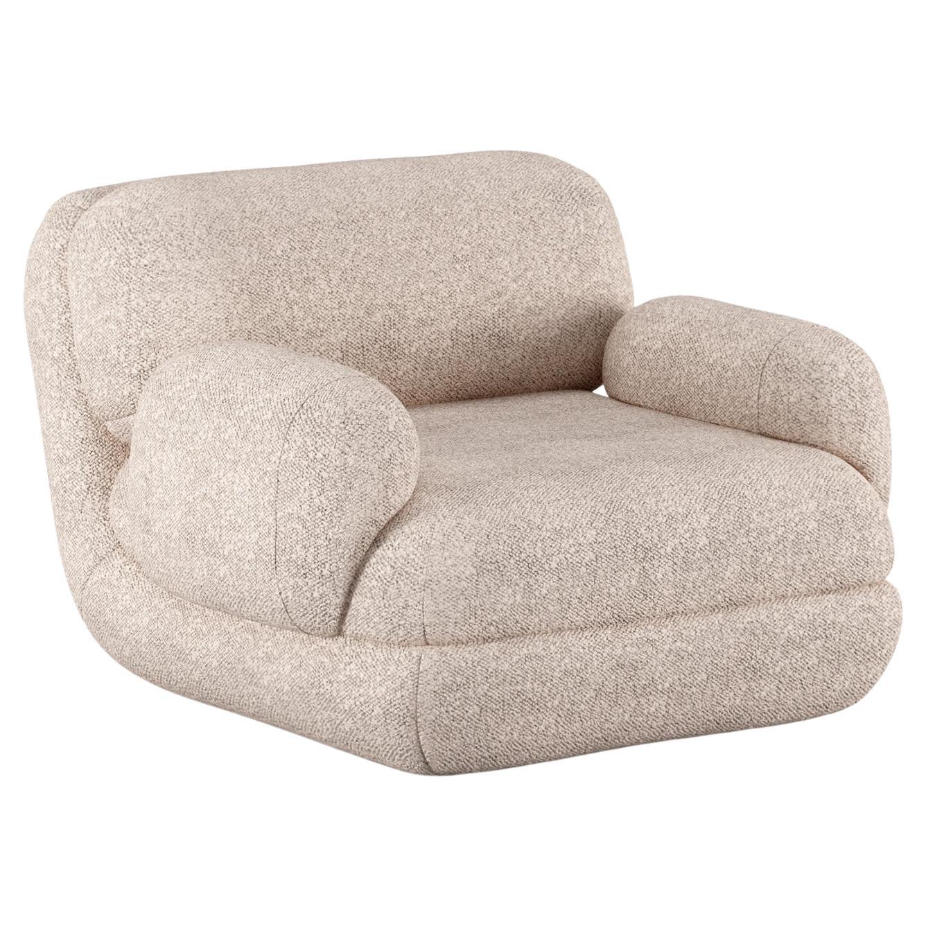 Fauteuil Mood avec bras Latte de Mambo Unlimited Ideas